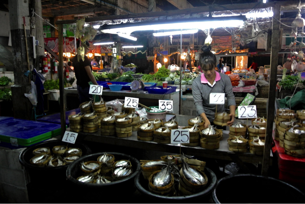 The Aorjira Market has been a mainstay for Khon Kaen shoppers for decades. But now, vendors at the market say that customers have significantly curbed their spending in the past year.