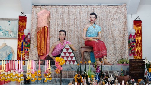 The spirit shrine of the two Lao princesses in Khon Kaen that Jen and Richard visit is a local source of sanctuary and spirituality far removed from Bangkok's orthodox Buddhist practices.
